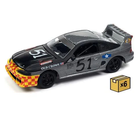 1990s Ford Mustang Race Car Flat Black and Dark Silver with Old Crows 24hrs of LeMons - 6