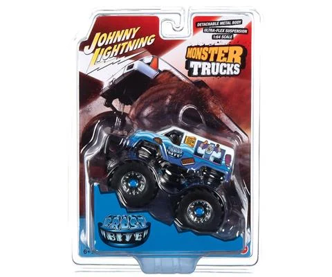 Frost Bite - I Scream You Monster Truck in Blue White and Purple with Black Tires