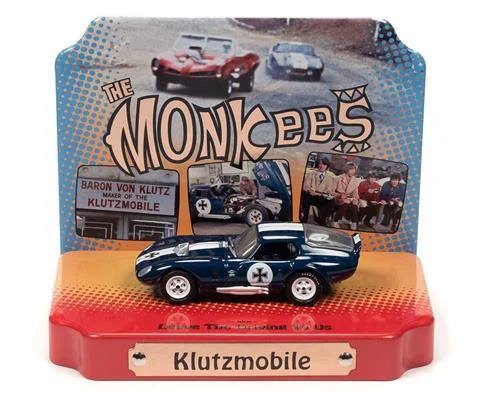 The Monkees - Shelby Daytona Cobra - The Klutzmobile with Tin display Blue and White