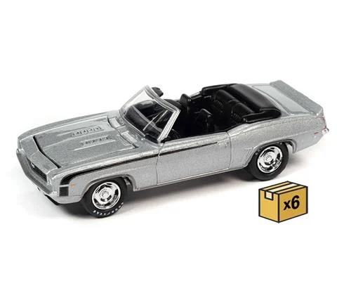 1969 Chevrolet Camaro RS/SS Convertible in Cortez Silver with Black Hockey Side Stripe - 6 pieces in a Non-Returnable Factory-Sealed