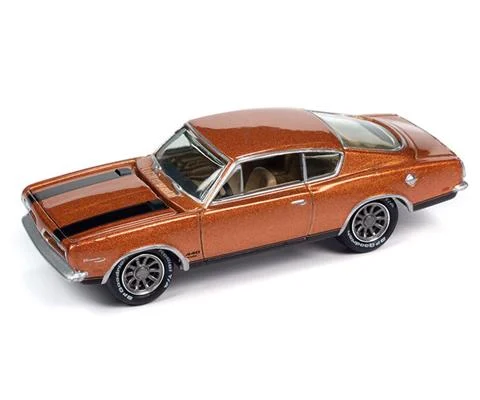 1969 Plymouth Barracuda in Bronze Fire - JOHNNY LIGHTNING