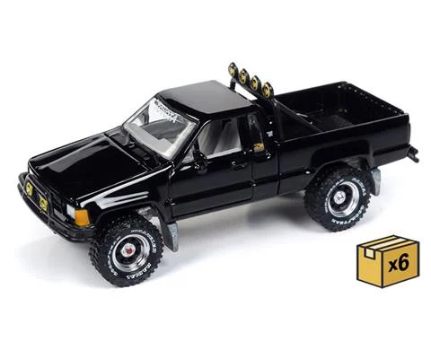 Mystery Matinee - 1985 Toyota SR5 Pickup in Black - 6 pieces in a Non-Returnable Factory-Sealed CASE
