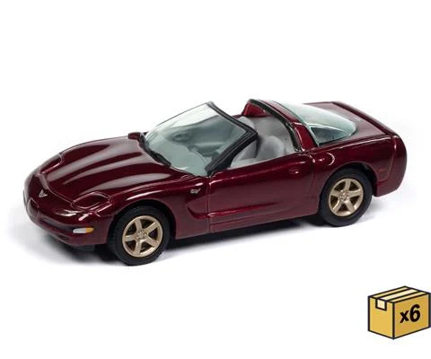2003 Chevrolet Corvette 50th Anniversary Edition in Anniversary Red - 6 pieces in a Non-Returnable Factory-Sealed CASE