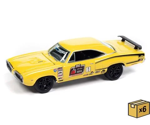 1970 Dodge Super Bee in Banana Yellow with Optima Ultimate Street Car Race Graphics - 6 pieces in a Non-Returnable