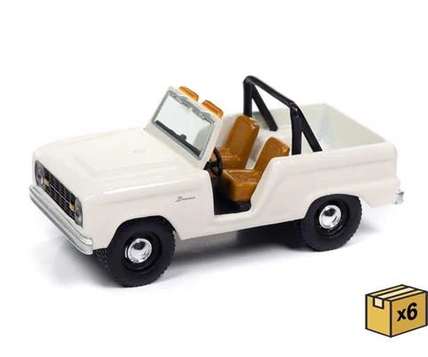 1967 Ford Bronco in Wimbledon White - 6 pieces in a Non-Returnable Factory-Sealed CASE