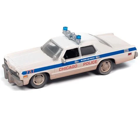 Blues Brothers - Chicago Police - 1975 Dodge Monaco in White - Dirty Version