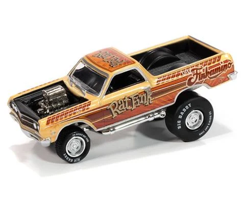 Rat Fink - 1965 Chevrolet El Camino in Tan with Finkamino Graphics - Zinger