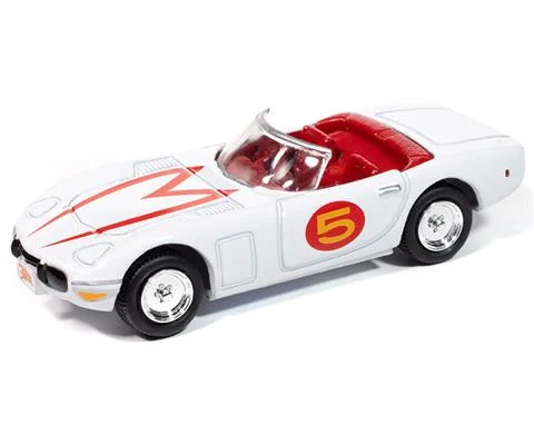 Spinoffs Speed Racer Mach V - 1967 Toyota 2000GT Roadster in Gloss White with Mach V Graphics