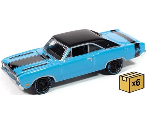 Goodyear Blue Streak - 1969 Dodge Dart in Corporate Blue - 6 pieces in a Non-Returnable Factory-Sealed CASE