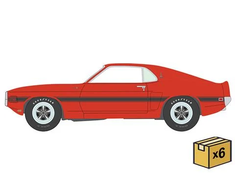 1970 Shelby GT500 Calypso Coral - 6 pieces in a Non-Returnable Factory-Sealed CASE