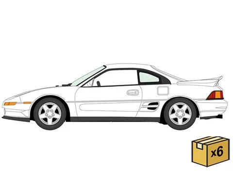 1992 Toyota MR2 Turbo in Super White - 6 pieces in a Non-Returnable Factory-Sealed CASE