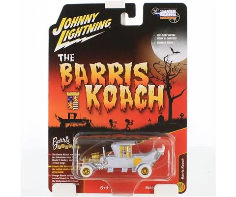 Barris Koach in White with Gold Chrome Rims - JOHNNY LIGHTNING