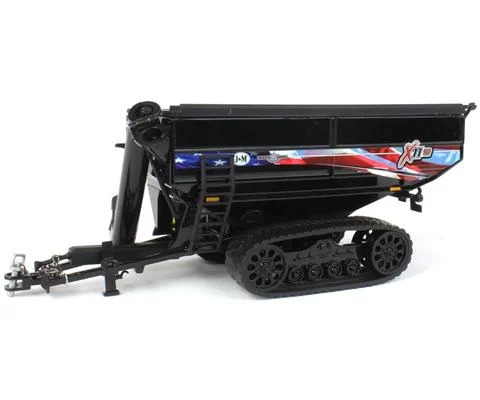 J M X1112 Grain Cart with Tracks in Black with Patriotic Graphics - SPECCAST