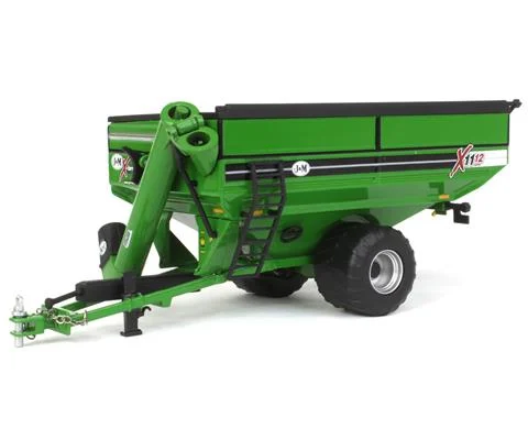 J M X1112 Grain Cart with Single Wheels in Green - SPECCAST