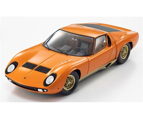1966 Lamborghini Miura P400 in Orange and Gold - KYOSHO
