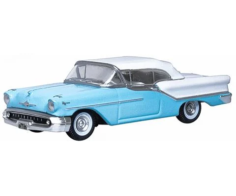 1957 Oldsmobile 88 Convertible in Light Blue and White - OXFORD