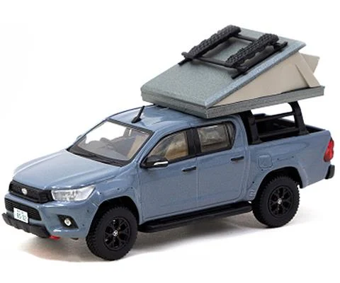 Toyota Hilux with Roof Tent in Grey - TARMAC WORKS