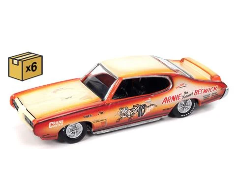 1969 Pontiac GTO in Fade- 6 Pieces in a Non-Returnable Factory-Sealed CASE