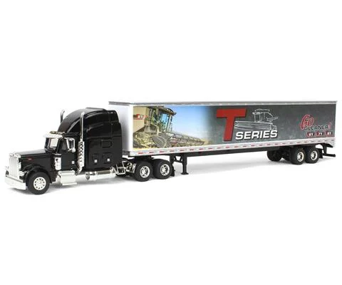 Gleaner T Series - Peterbilt 379 Sleeper Cab in Black with Trailer