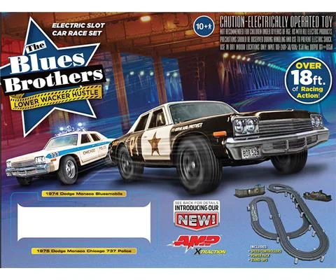 Blues Brothers - 18 Lower Wacker Hustle Slot Car Set