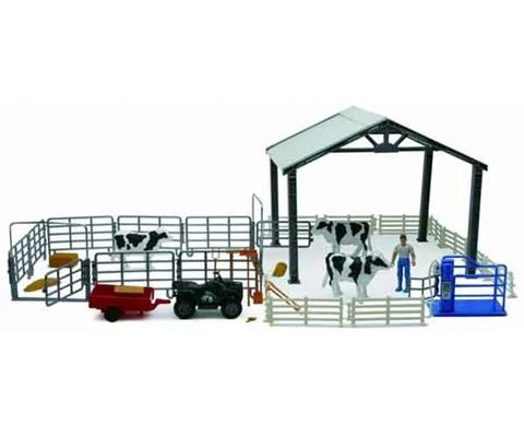 Dairy Pole Barn Playset - NEW-RAY