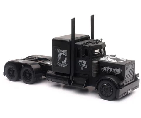 Black Out - Peterbilt 379 with POW/MIA Graphics - Cab Only
