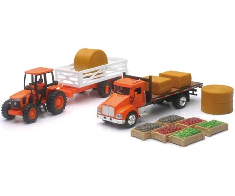Kubota Farm Tractor Playset - NEW-RAY