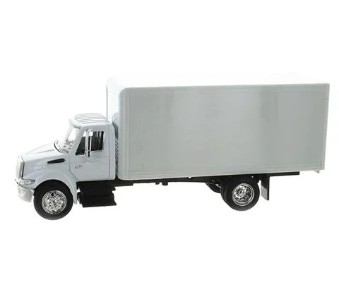 International 4200 Box Truck in White - NEW-RAY