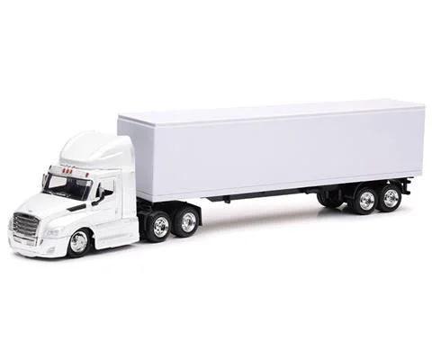 Freightliner Cascadia Semi Truck in White - NEW-RAY