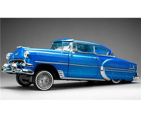 1954 Chevrolet Bel Air Hard Top Coupe Lowrider in Blue - SUNSTAR