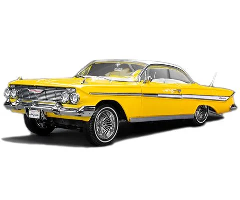 1961 Chevrolet Impala Hard Top Lowrider in Yellow - SUNSTAR