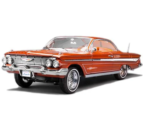 1961 Chevrolet Impala Hard Top Lowrider in Orange - SUNSTAR