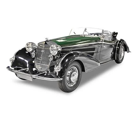 1939 Horch 855 Roadster in Black and Dark Green - SUNSTAR