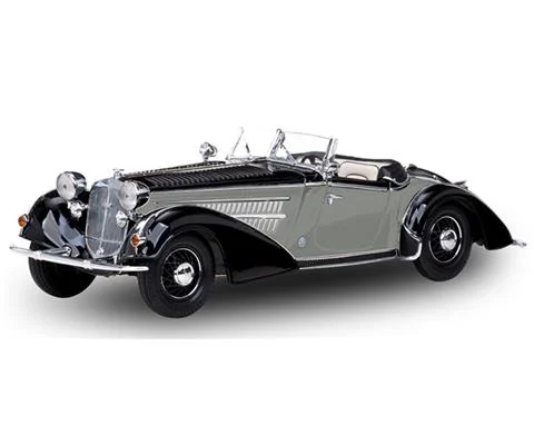 1939 Horch 855 Roadster in Black and Silver - SUNSTAR