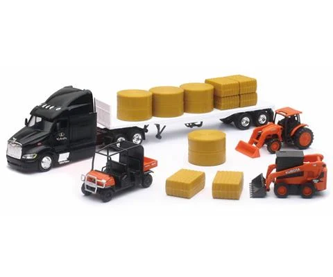 Kubota Hay Transport Playset - NEW-RAY