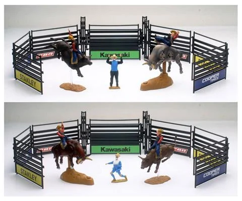 Bull Riding Set - 6 Pieces in a non-Returnable Factory Sealed Case