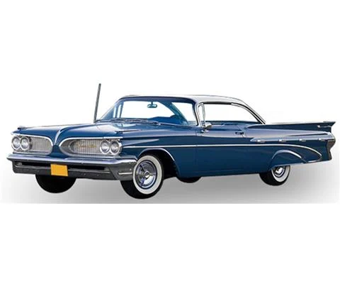 1959 Pontiac Bonneville Hard Top in Vanguard Blue Metallic - SUNSTAR