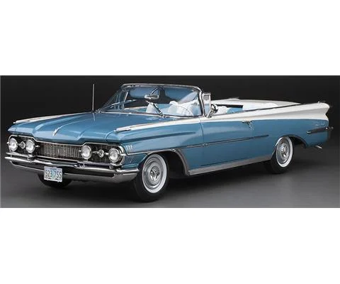 1959 Oldsmobile 88 Open Convertible in Frost Blue - SUNSTAR