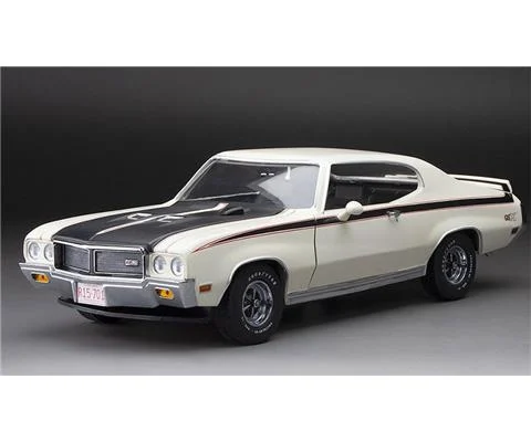 1970 Buick GSX in White with Black Stripes - SUNSTAR