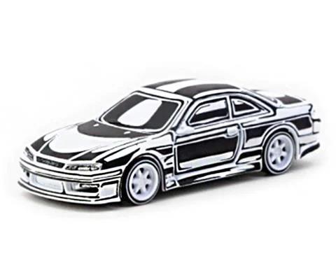 Nissan Silvia S14 Vertex in Silver - TARMAC WORKS
