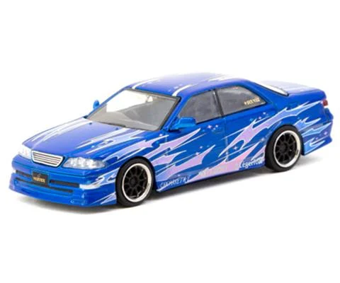 Toyota Mark II JZX100 in Blue Metallic - TARMAC WORKS