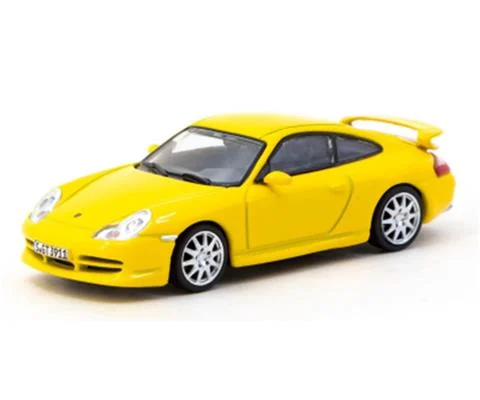Porsche 911 GT3 996 in Yellow - TARMAC WORKS