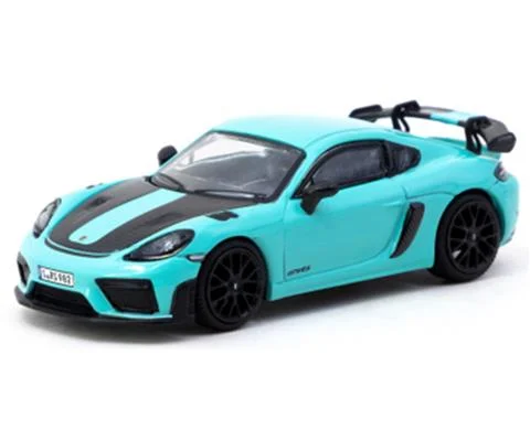 Porsche Cayman GT4RS in Turquoise and Black - TARMAC WORKS