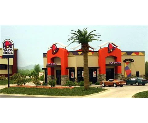 Taco Bell Restaurant Model Kit - Modern Design