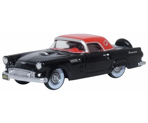 1956 Ford Thunderbird in Black and Red - OXFORD