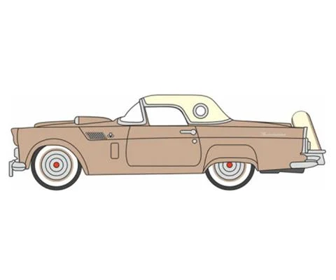 1956 Ford Thunderbird in Light Brown and Beige - OXFORD