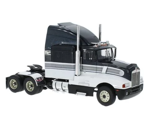 1986 Kenworth T600 A in Black and White - Cab Only