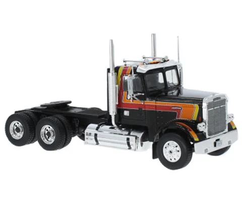1977 Freightliner FLC 120 64 T in Black - Cab Only