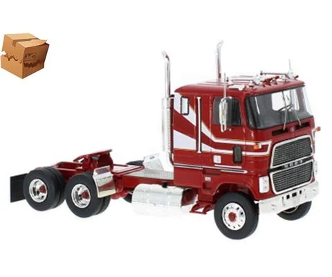 1976 Ford CL 9000 in Red with White Stripes - Cab Only