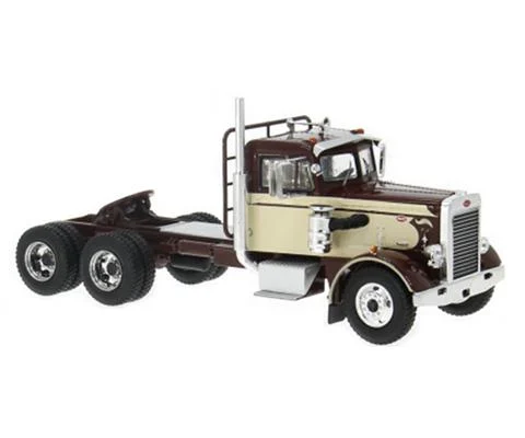1955 Peterbilt 281 in Dark Brown and Beige - Cab Only